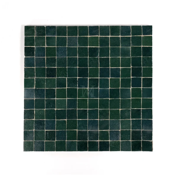 Zellige 1x1 – Dark Green
