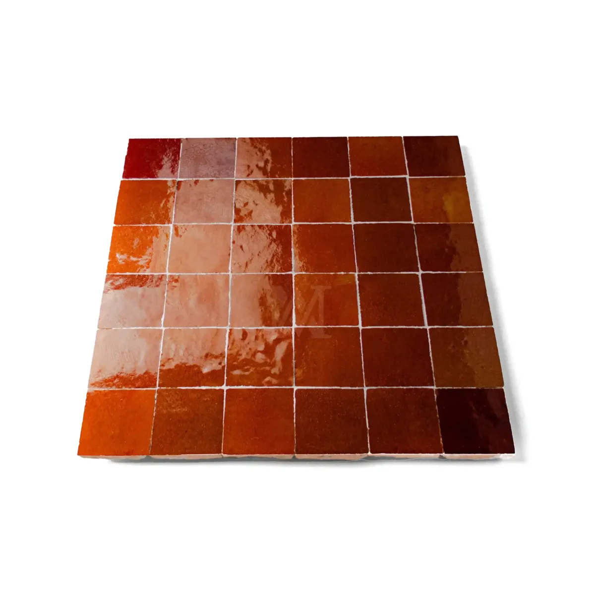 Zellige 2x2 – Burgundy - Image 2
