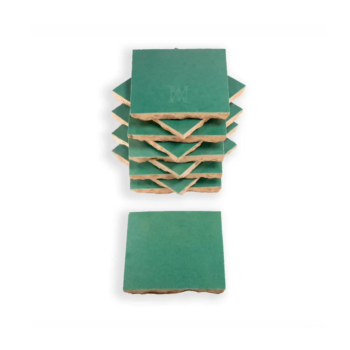 Zellige Square – Pine Green - Image 4