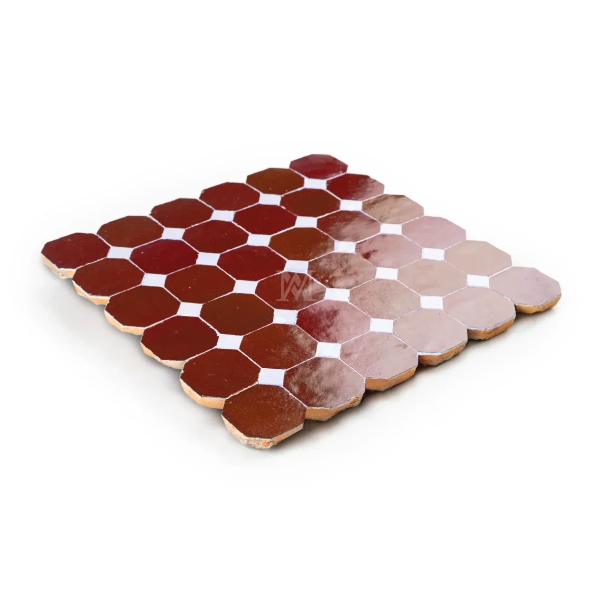 Zellige Octagonal – Amaranth - Image 2