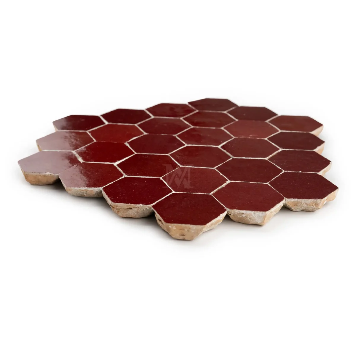 Zellige Hexagonal – Amaranth
