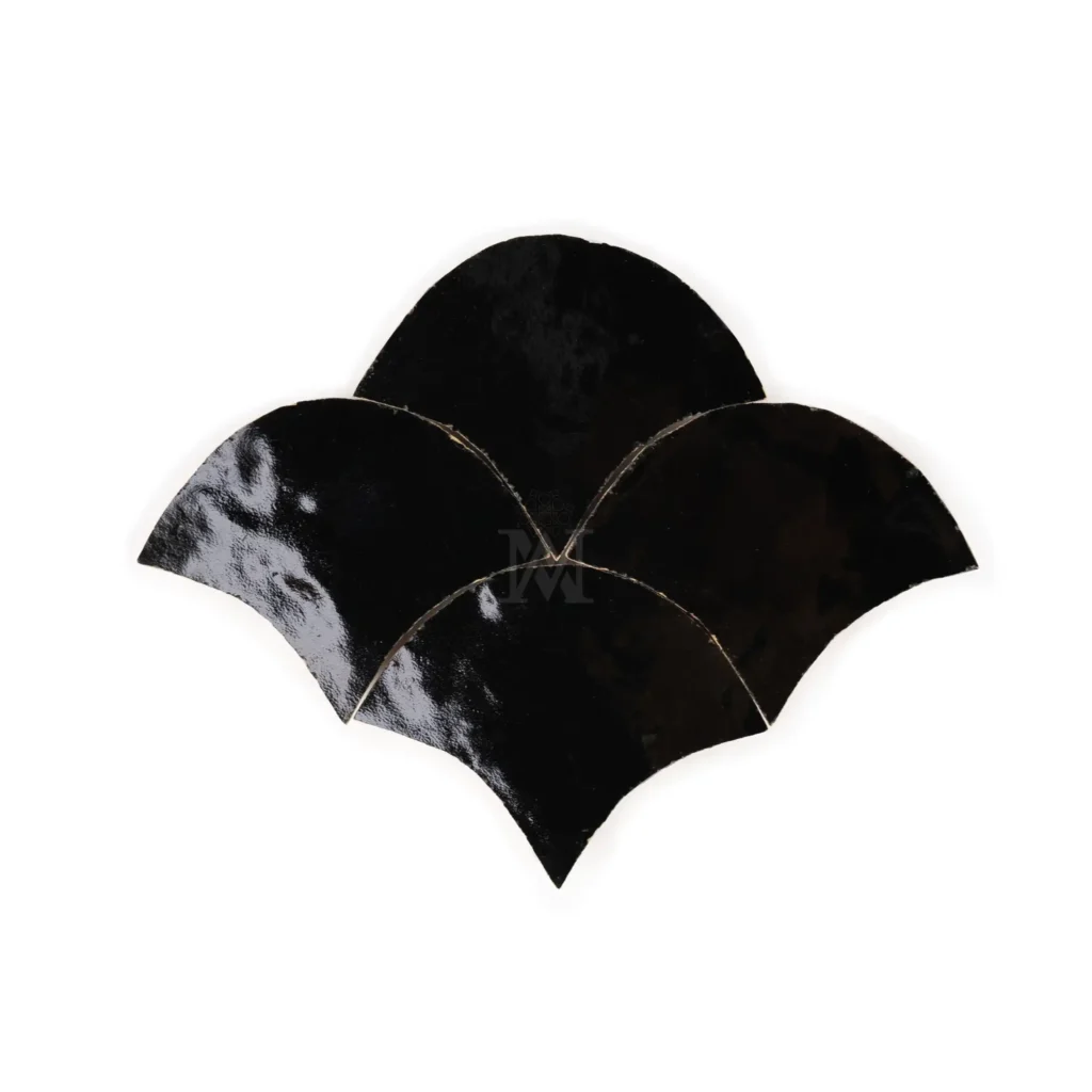 Zellige Fishscale – Black