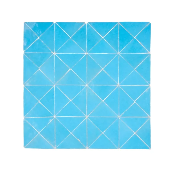 Zellige Triangle – Blue Sky