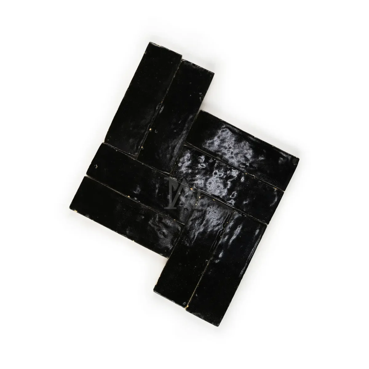 Zellige Rectangle – Black - Image 2