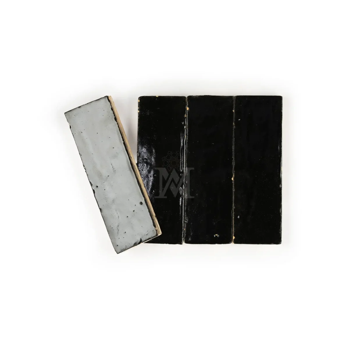 Zellige Rectangle – Black - Image 3