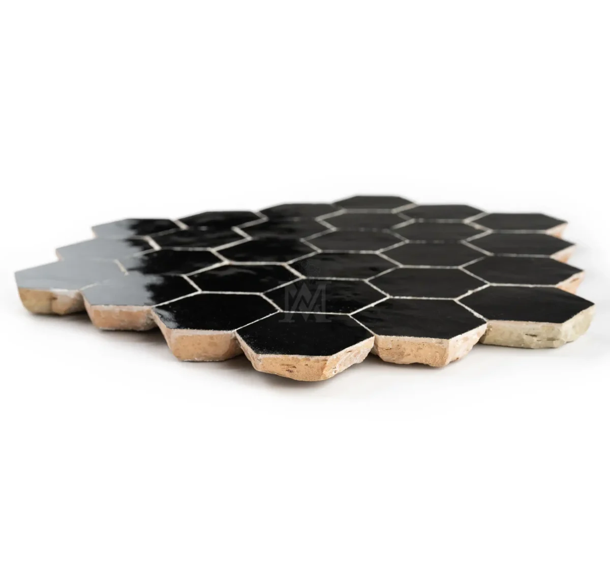 Zellige Hexagonal – Black