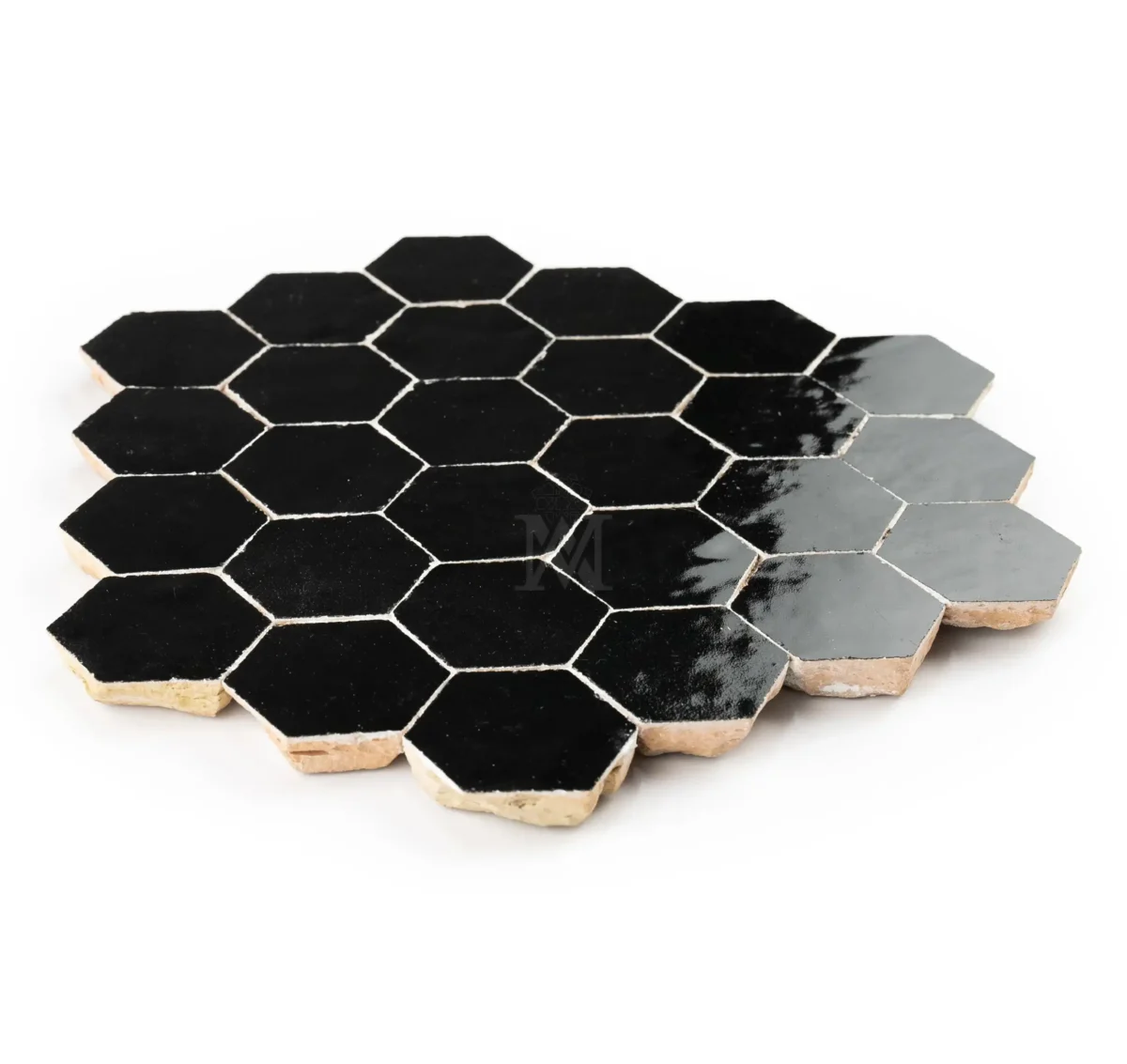 Zellige Hexagonal – Black