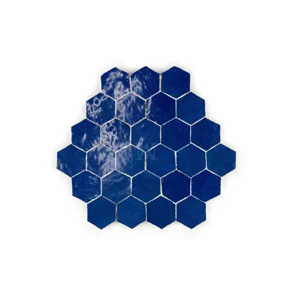 Zellige Hexagonal – Blue