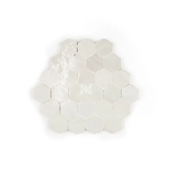 Zellige Hexagonal – Off White
