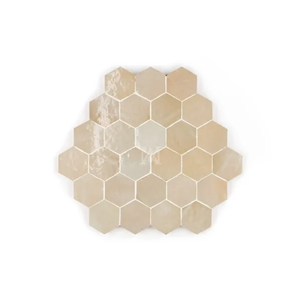 Zellige Hexagonal – Soft Stone