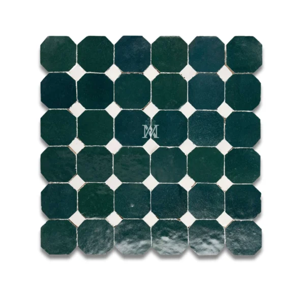 Zellige Octagonal – Green