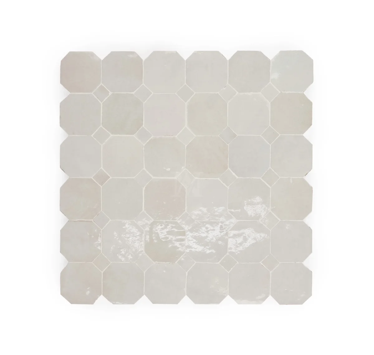 Zellige Octagonal – Off White