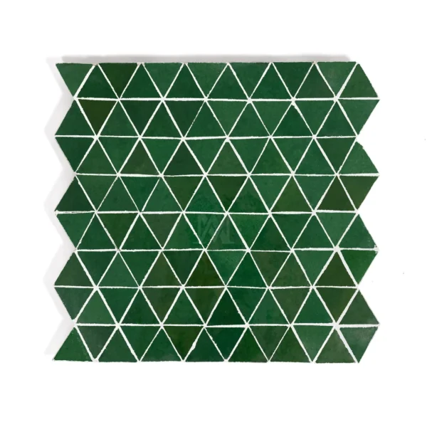 Zellige Triangle – Green