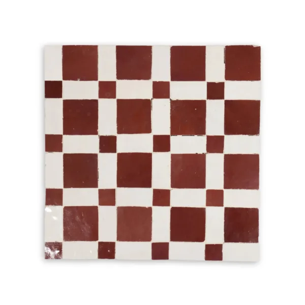 a tile with a checkerboard pattern