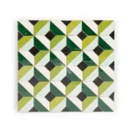 Zellige Tile Abstract Cordoba – Green