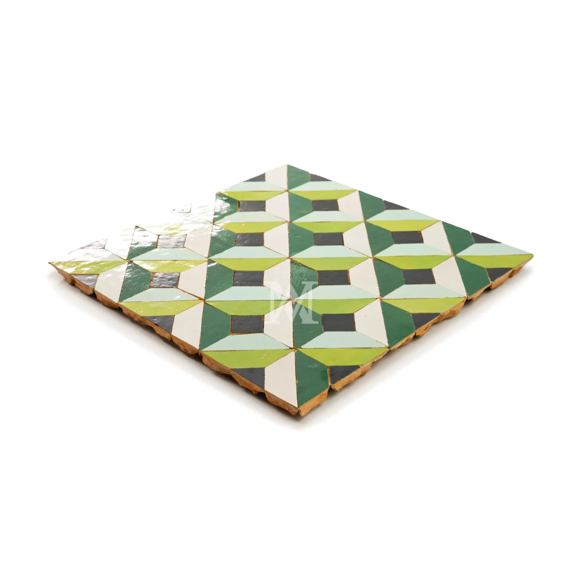 Zellige Tile Abstruct Cordoba – Green - Image 2