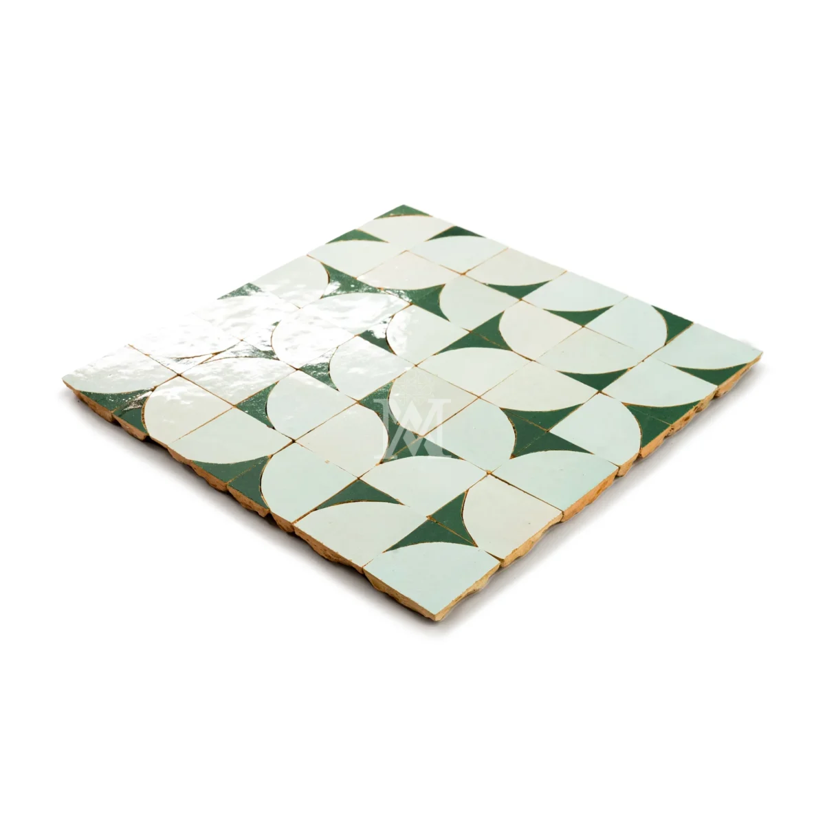 Zellige Tile Abstruct Crescent – Nature - Image 2