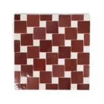 Zellige Tile Custom – Amaranth Off White 2