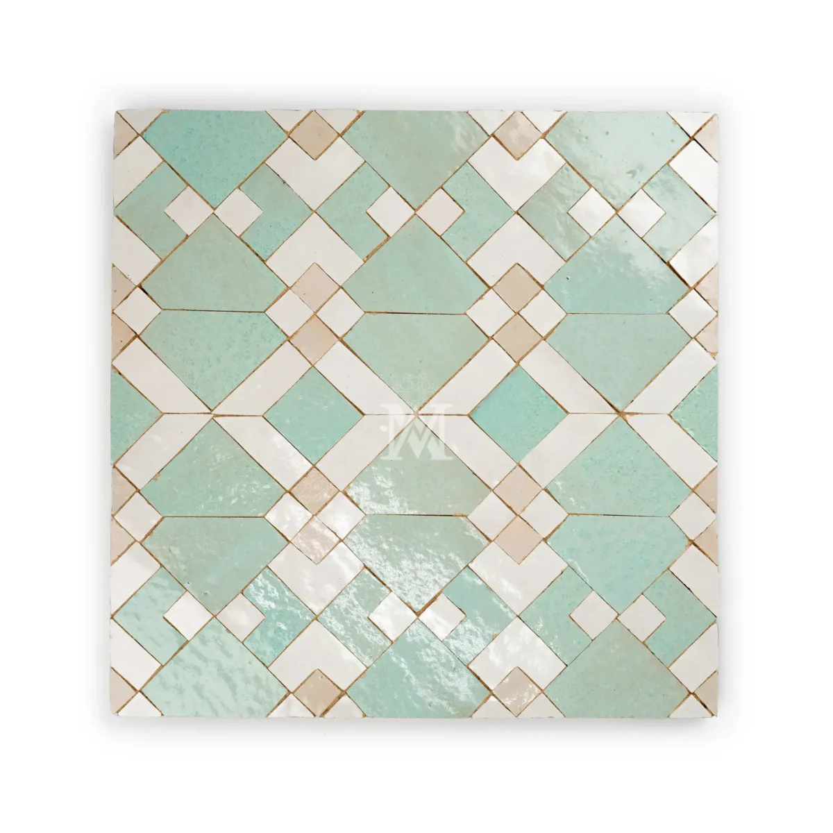 Zellige Tile Custom Bahia – Waterscape - Image 1