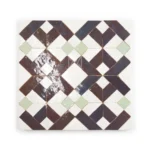 Zellige Tile Custom Retro Pixel – Aubergine