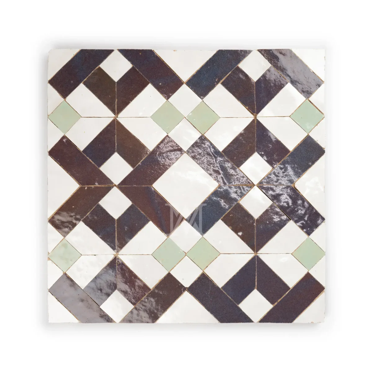 Zellige Tile Custom Retro Pixel – Aubergine - Image 4