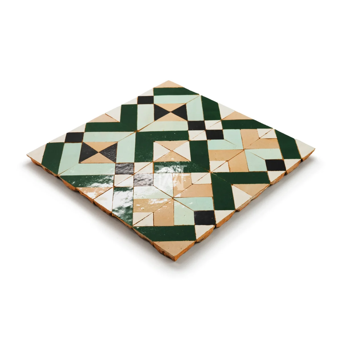 Zellige Tile Custom Simmetria  – Mesa Taupe - Image 2