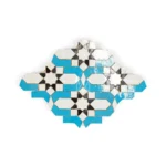 Zellige Tile Dazzle – Blue Cyan