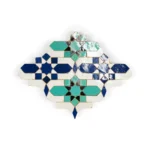 Zellige Tile Dazzle – Blue Green