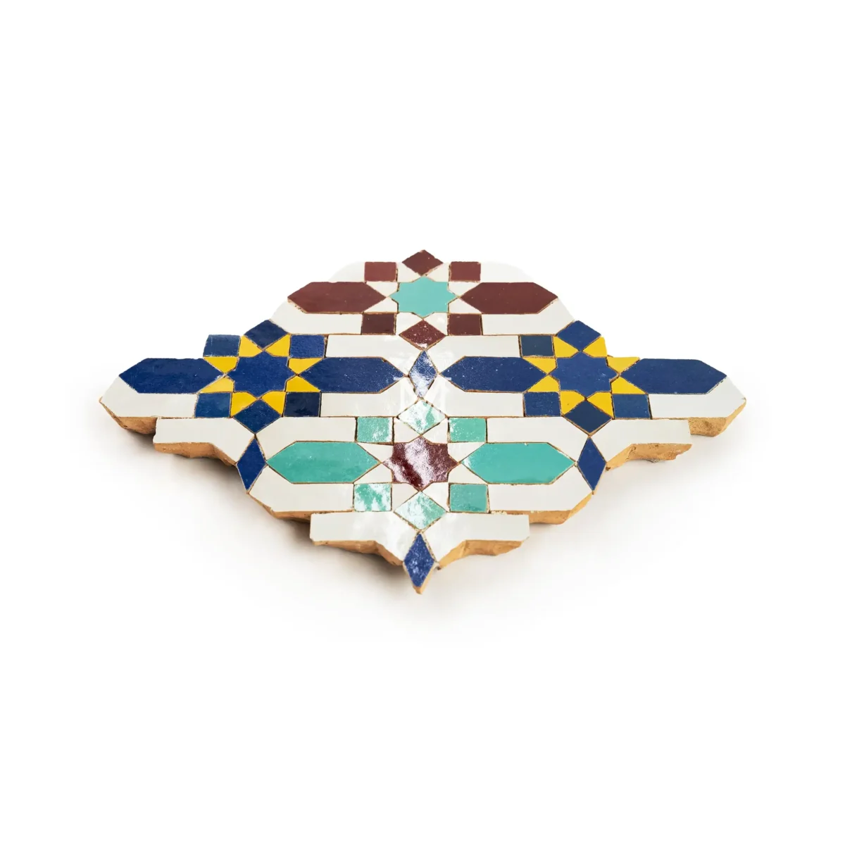 Zellige Tile Dazzle – Blue Green Red - Image 2