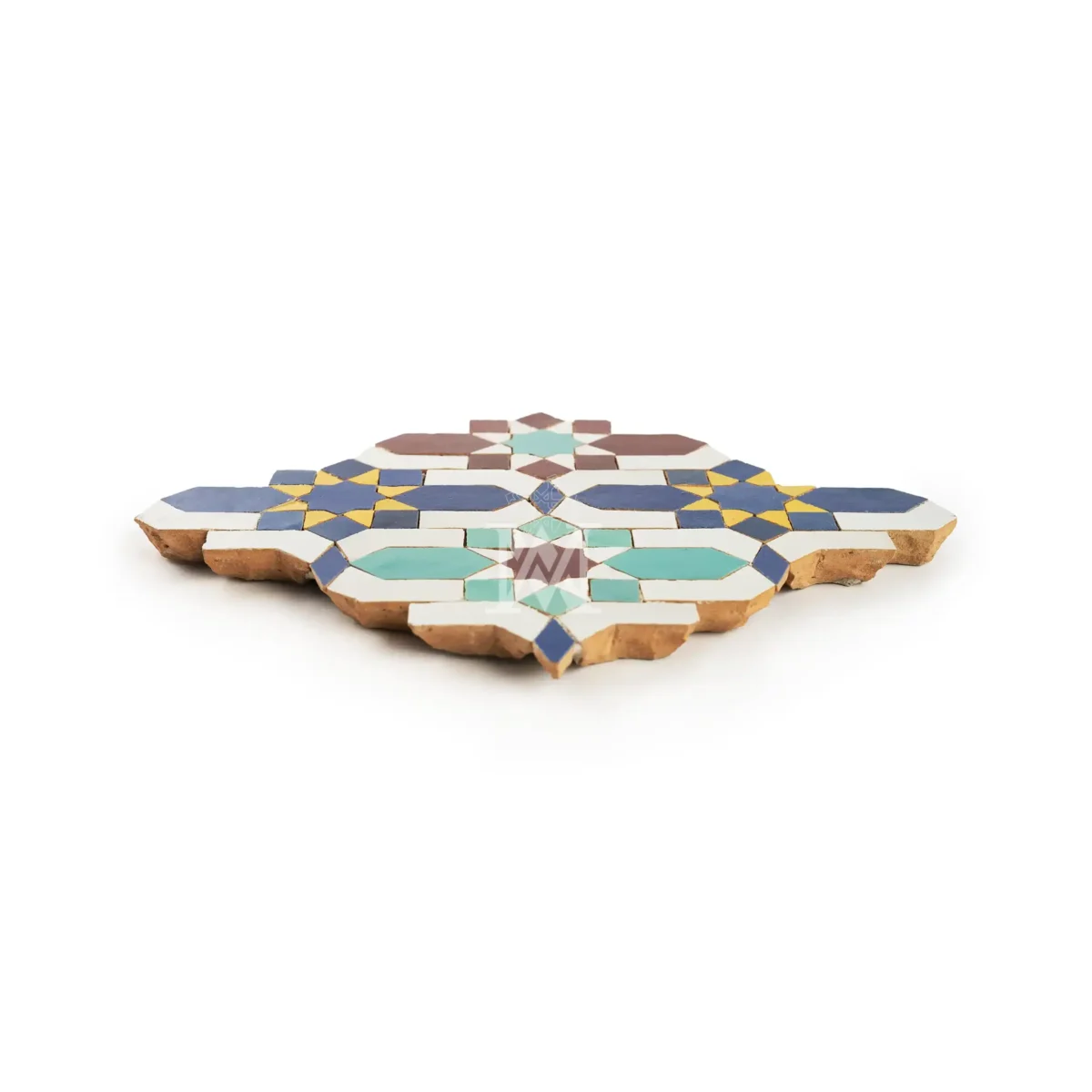 Zellige Tile Dazzle – Blue Green Red - Image 3