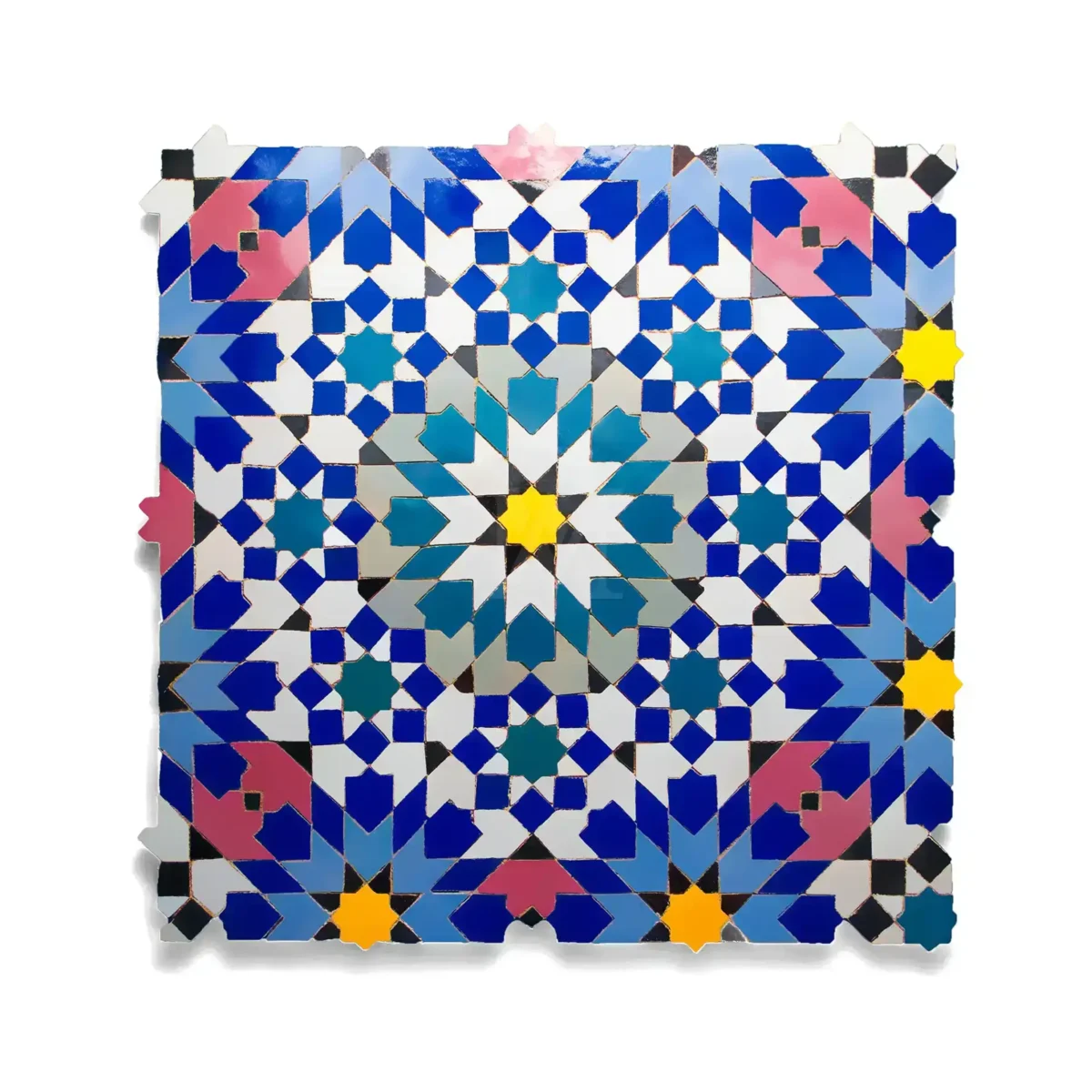Zellige Tile Fassi – Purple Blue - Image 1