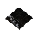 Zellige Tile Fishscale 12x12 – Black
