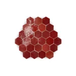 Zellige Tile Hexagonal 10x12 – Amaranth