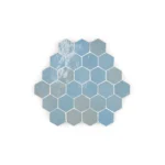 Zellige Tile Hexagonal 12x12 – Blue Gray
