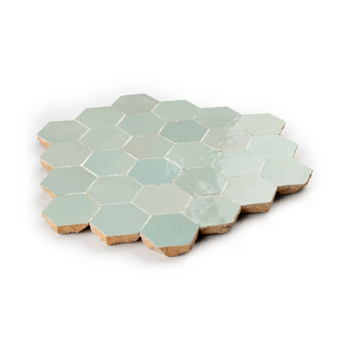 Zellige Tile Hexagonal 12x12 – Waterscape - Image 3