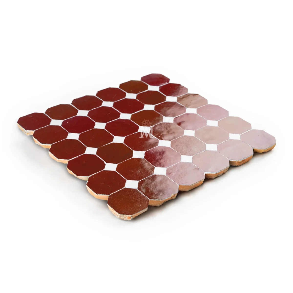 Zellige Tile Octagonal 12x12 – Amaranth - Image 2