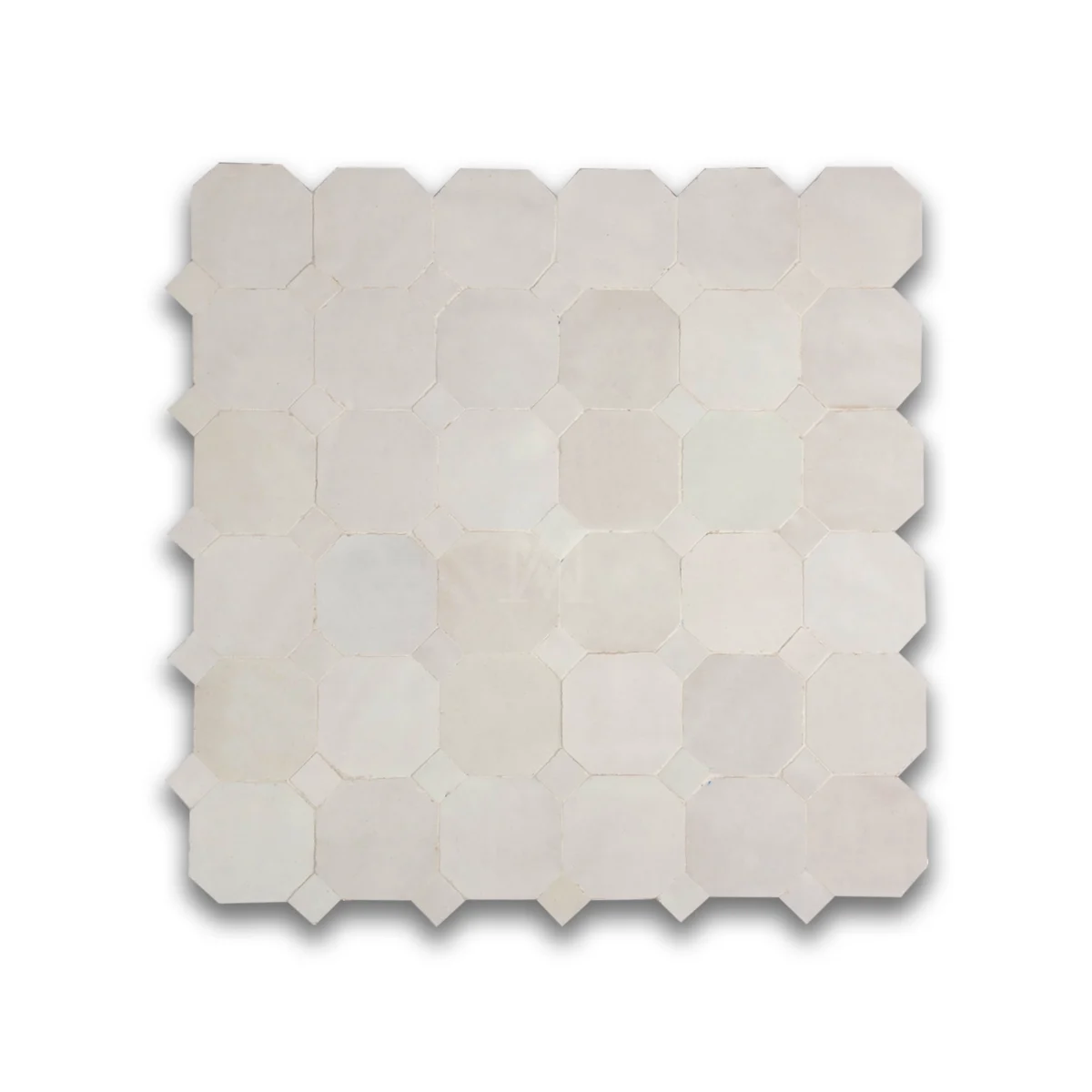 Zellige Tile Octagonal 12x12 – Off White - Image 2