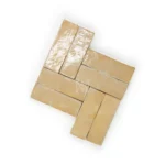 Zellige Tile Rectangle 6x2 – Brown Sugar