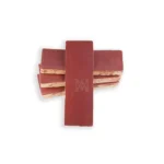 Zellige Tile Rectangle 6x2 – Burgundy