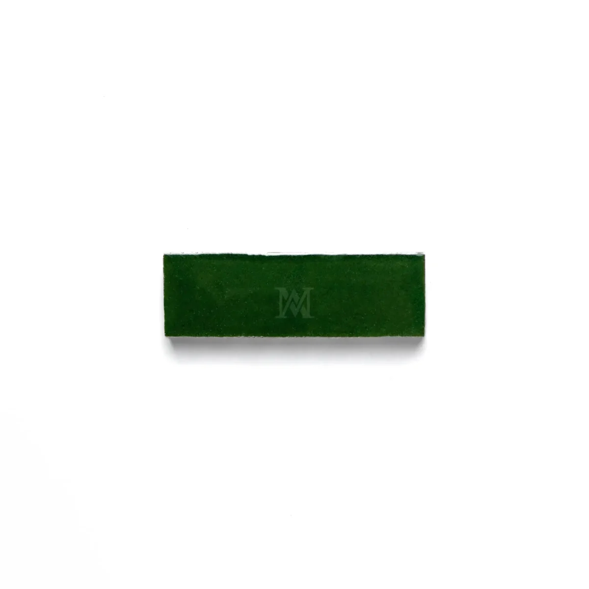 Zellige Tile Rectangle 6x2 – Dark Green - Image 3