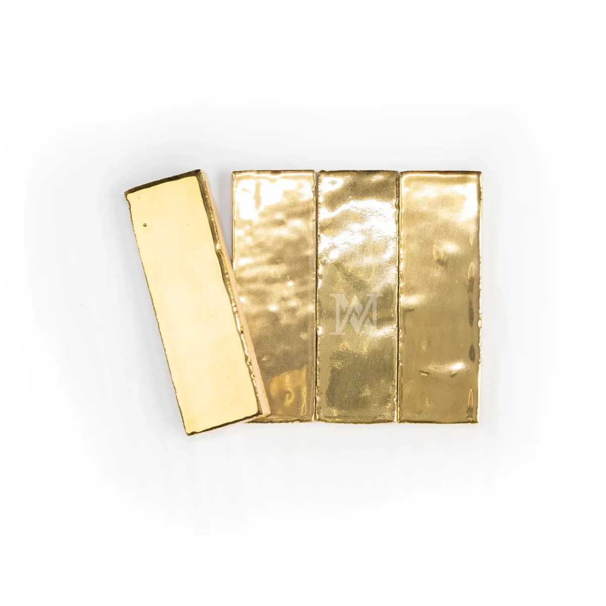 Zellige Tile Rectangle 6x2 – Gold - Image 2