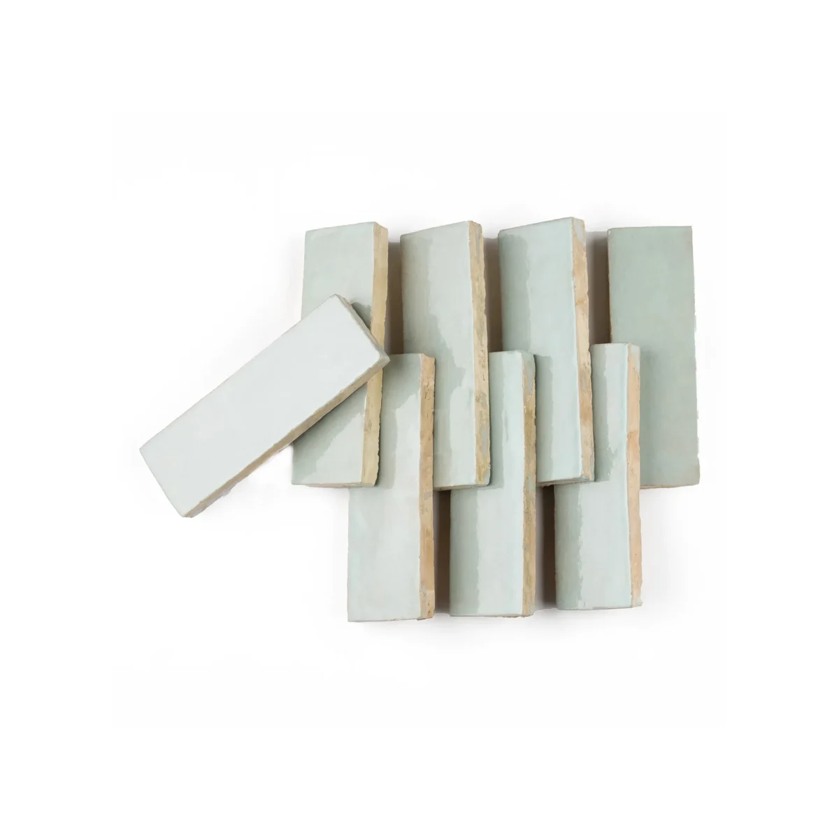 Zellige Tile Rectangle 6x2 – Waterscape - Image 2