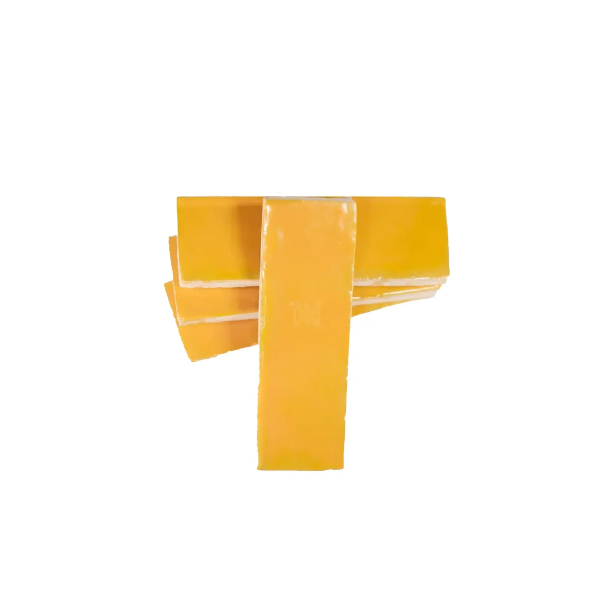 Zellige Tile Rectangle 6x2 – Yellow - Image 3