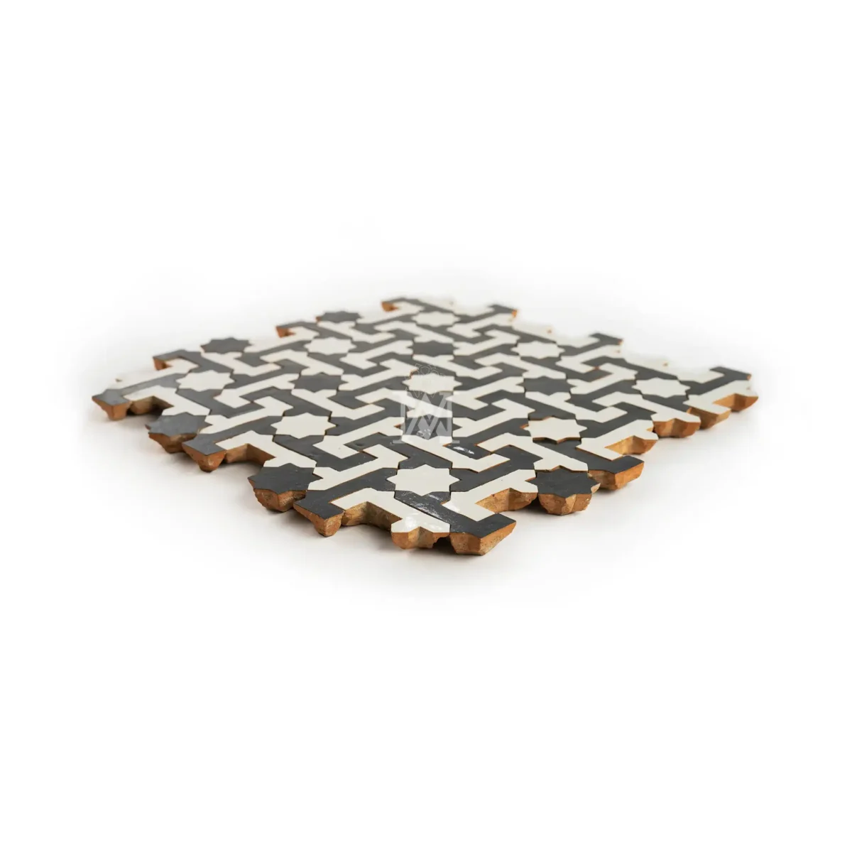 Zellige Tile Sevilla – Black & White - Image 2