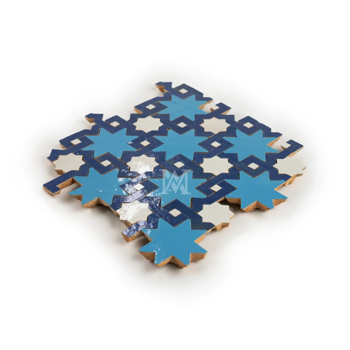 Zellige Tile Sevilla – Blue & White - Image 2