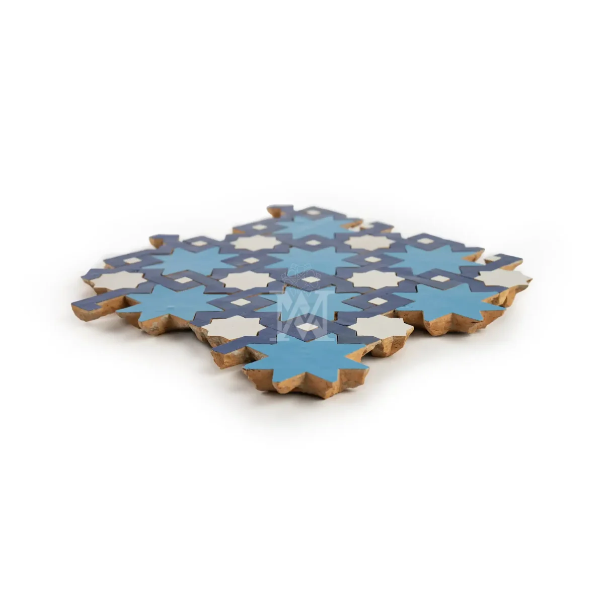 Zellige Tile Sevilla – Blue & White - Image 3