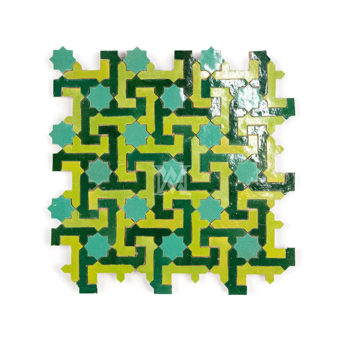 Zellige Tile Sevilla – Green - Image 1