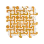 Zellige Tile Sevilla – White Bronze