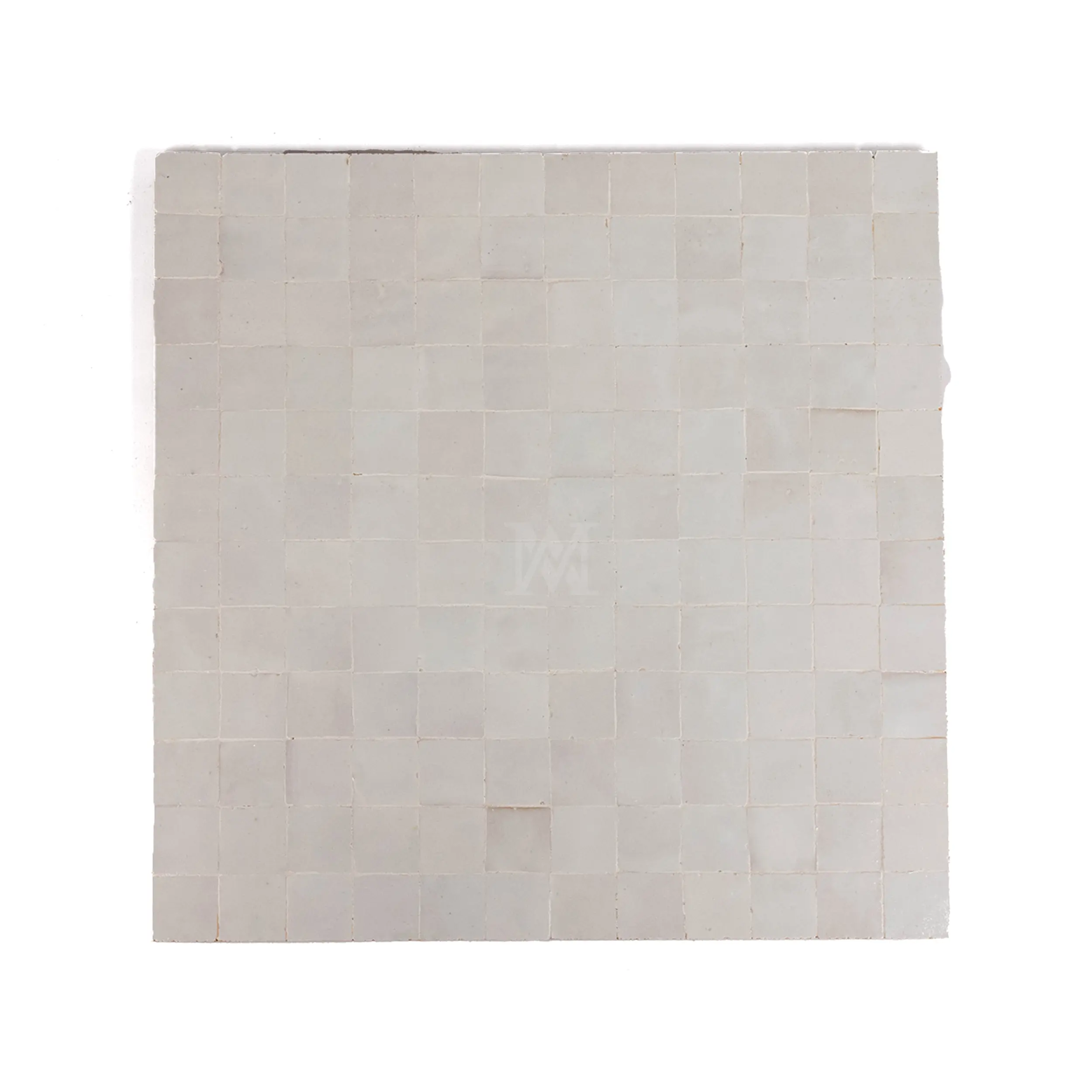 Zellige-Tile-Square-1x1-Off-White-1 Zellige Tile Square 1x1 – Off White - Image 1
