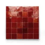 Zellige Tile Square 2x2 – Amaranth